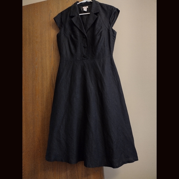 Izod Dresses & Skirts - Izod ladies linen dress - Black
